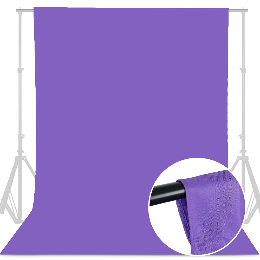 GFCC 8FTX10FT Ivory Backdrop Background for Photography Photo Booth Backdrop for Photoshoot Background Screen Video Recording Parties Curtain