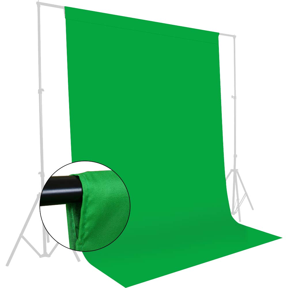 GFCC 8FTX10FT Ivory Backdrop Background for Photography Photo Booth Backdrop for Photoshoot Background Screen Video Recording Parties Curtain